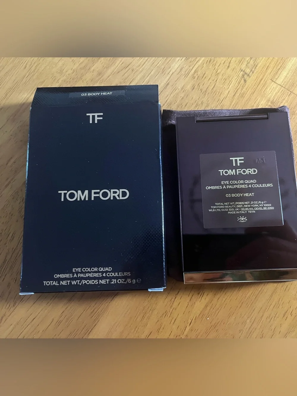 Tom Ford Color Quad Eyeshadow - 03 Body Heat BNB .21oz./6g